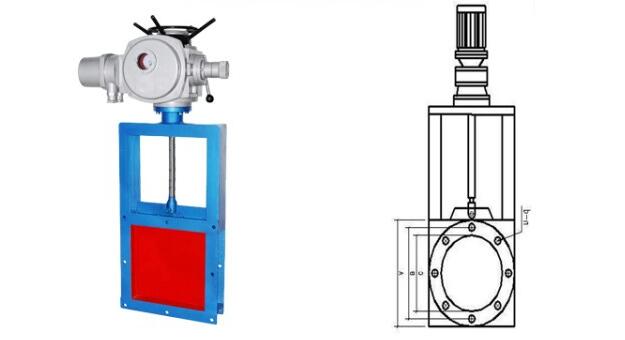 電動方形閘板閥如何安裝、結(jié)構(gòu)圖